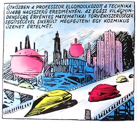 Asztronauták, drawn by Imre Sebok