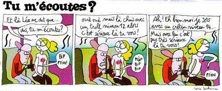 Tu m'écoutes, by Loic Secheresse (Okapi #863, 2009)