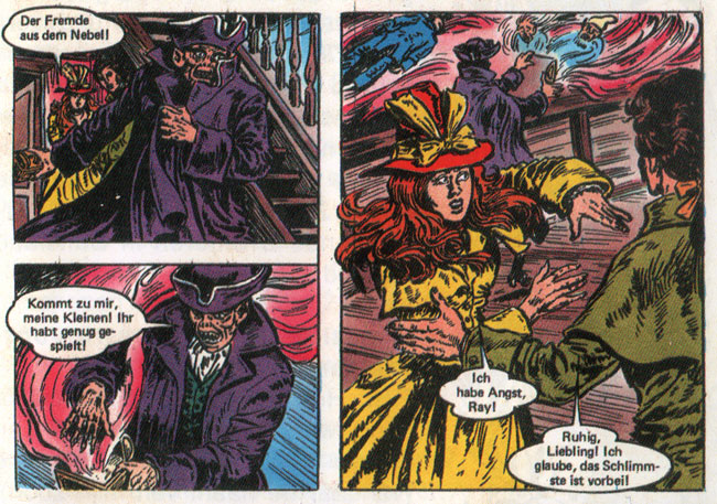 horror comic, by Frank Sels