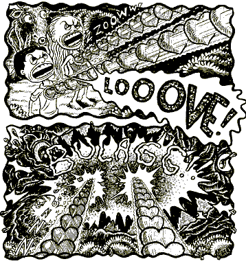 comic art by Josh Simmons