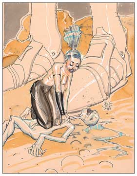 comic art by Luigi Siniscalchi