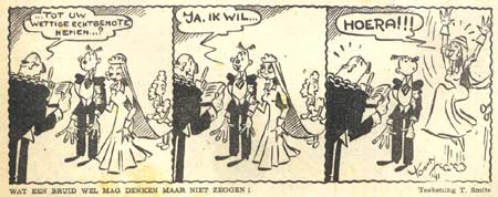 Strip in De Humorist, by T. Smits 1941