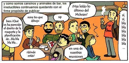 editorial team of Gutter, by Clara Soriano