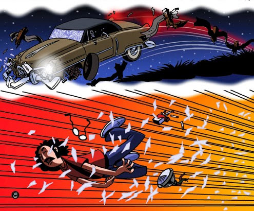 Jerry Garcia comic by Andre St Amour