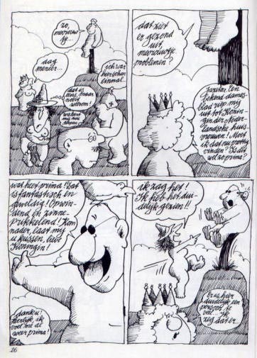 Johan de naakte paalzitter by Wouter Stips