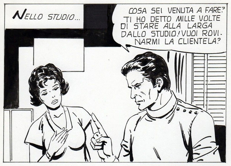 Comic art by Salvatore Stizza