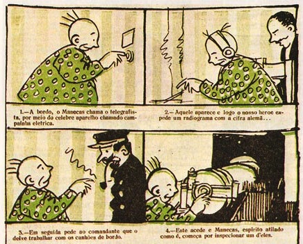 Manecas e a Quadrilha do Olho Vivo (O Seculo, 24-12-1917), by Stuart Carvalhais