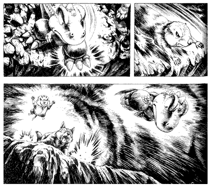 comic art by Masashi Tanaka