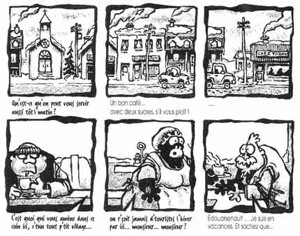 comic art by Leif Tande