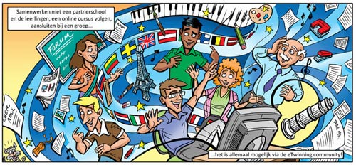 Educational comic by Stephan Timmers