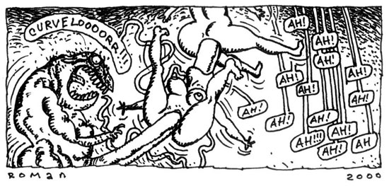 Comic art by Roman Tolici