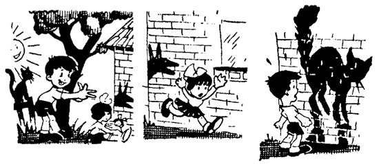 Comic strip by Virgil Tomulet