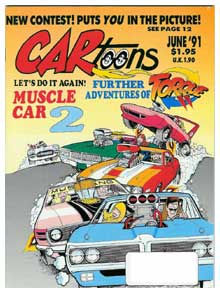 cover for CARtoons, by George Trosley (1991)