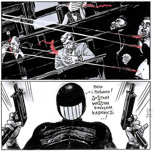 Comic art by Przemyslaw Truscinski