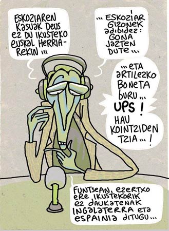 Cartoon by Asisko Urmeneta