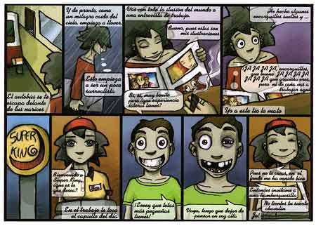 comic art by Manuel Vaca