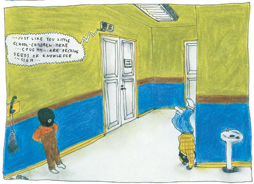 Comic art by Amanda Vahamaki