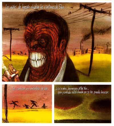 comic art by Santiago Valenzuela