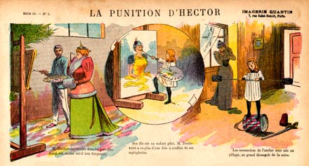 La Punition d'Hector, by Emile Vavasseur (Imagerie Quantin)