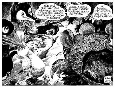 comic art by Renzo Vayra