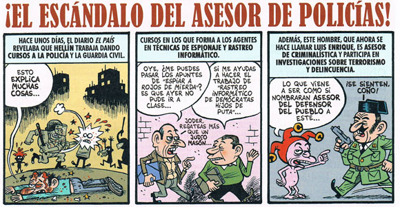 Comic from El Jueves by Bernardo Vergara
