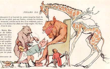 comic art by Auguste Vimar (El Figaro)