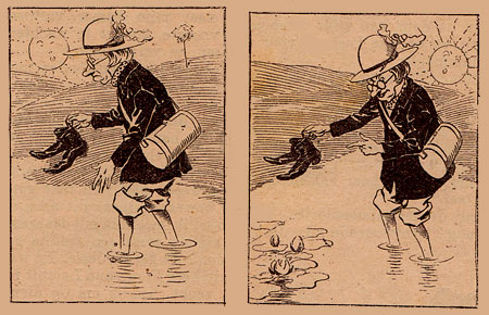 comic by August von Meissl