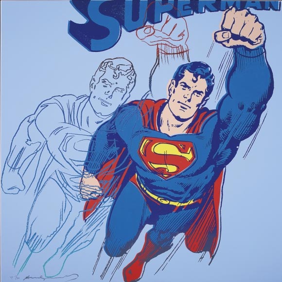 Superman by Andy Warhol