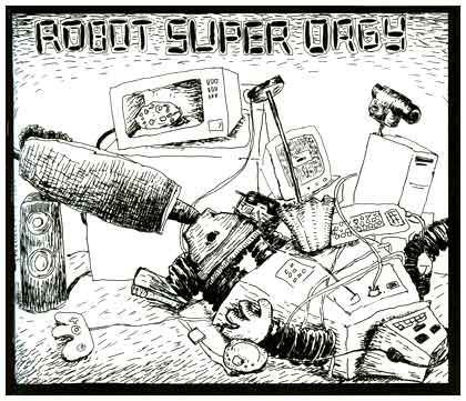 Robot quest for love by Lauren Weinstein