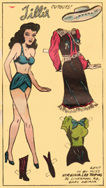 Tillie the Toiler cutout