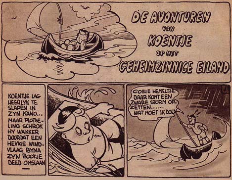 Koentje, from Jeugdkampioen, by Wim Boost, aka Wibo (1948)