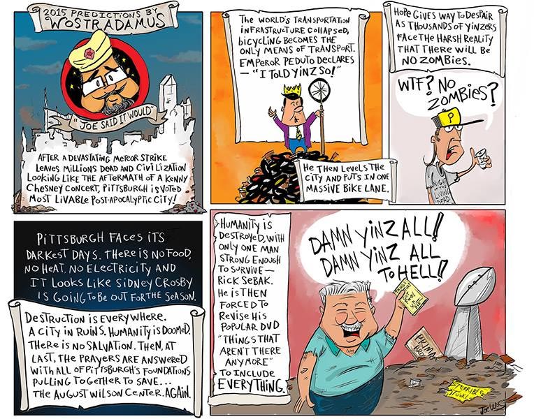 Cartoon for the Pittsburgh City Paper by Joe Wos