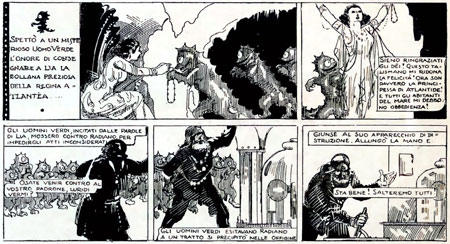 Gli Uomini Verdi, by Yambo (Enrico Novelli)