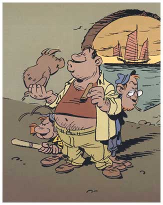 Les innomables, artwork by Didier Conrad