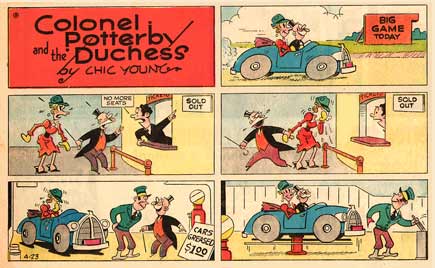 Colonel Potterby, by Chic Young (1950)