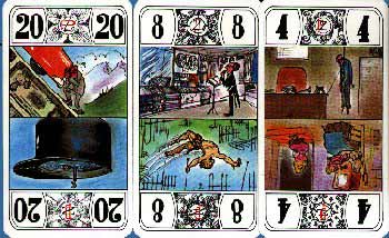 Tarot cards, by Pino Zac