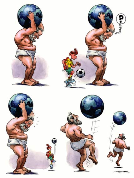 Comic art by Petros Zervos