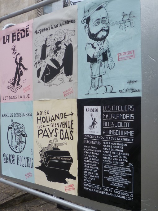 Joost Swarte presenteert portfolio La Bédé est dans la rue in Galerie Lambiek