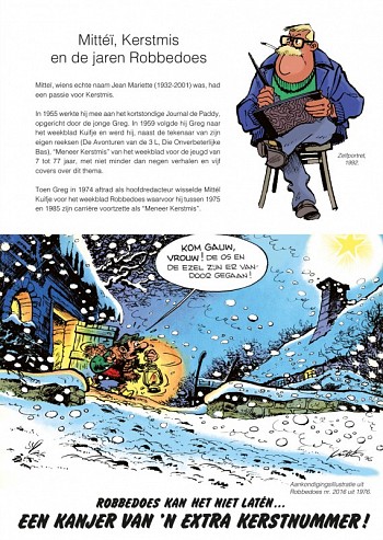 Kerstverhalen Mittéï in Robbedoes