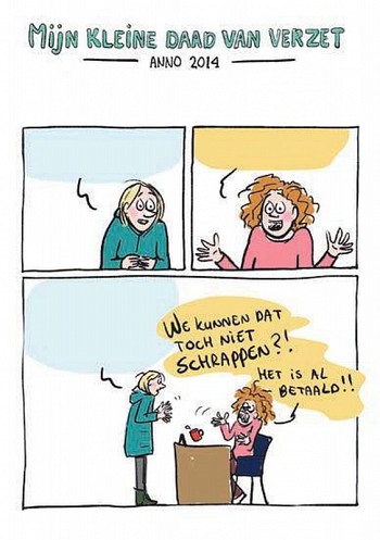 De vliegende klimaatactivist