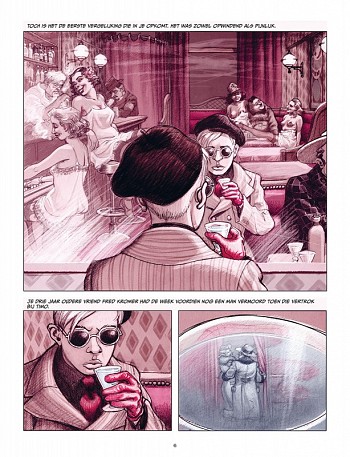 Het bloedspoor in de sneeuw