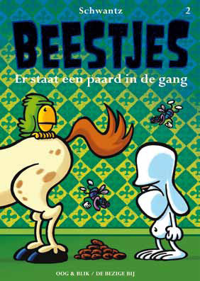 Er staat een paard in de gang