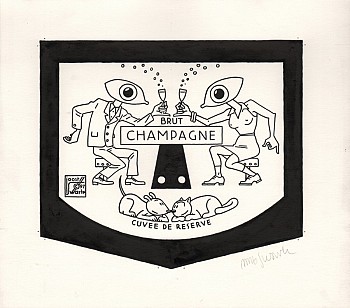 Label for Champagne Bottle