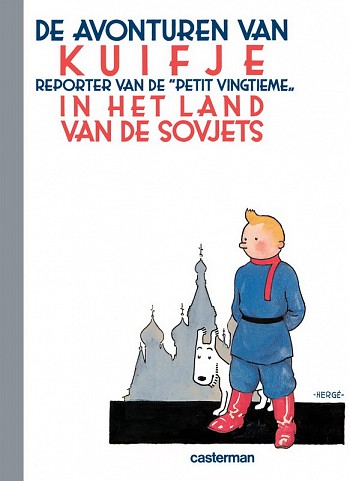 Zwart/Wit Kuifje In Het Land Van De Sovjets
